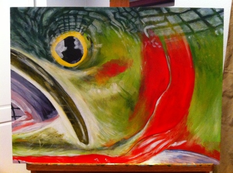 greenback cutthroat trout painting